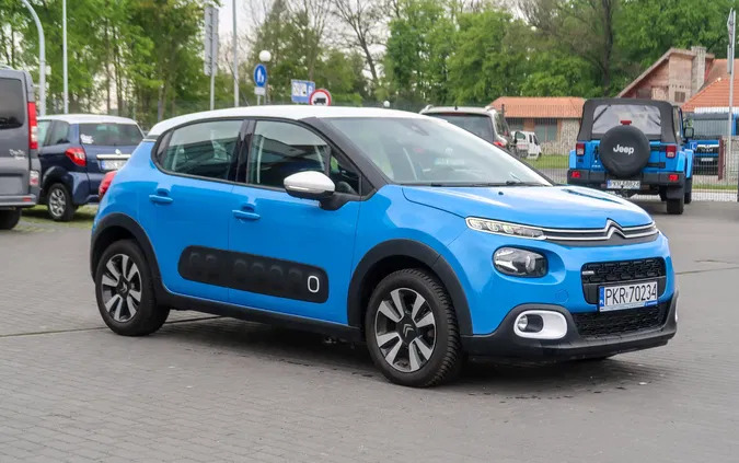 Citroen C3 cena 42900 przebieg: 123153, rok produkcji 2017 z Olszyna małe 436